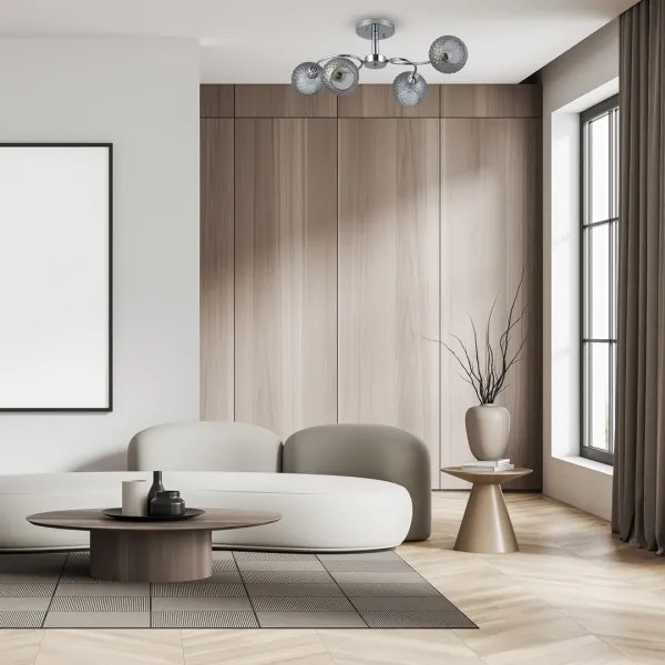 Felületre szerelhető csillár OAKLAND 4xE27/60W/230V