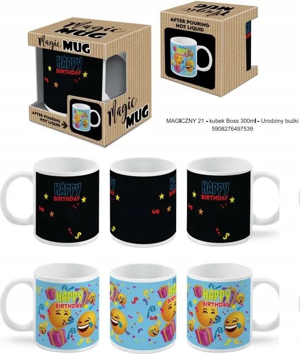Mágikus Bögre Színváltó Happy Birthday