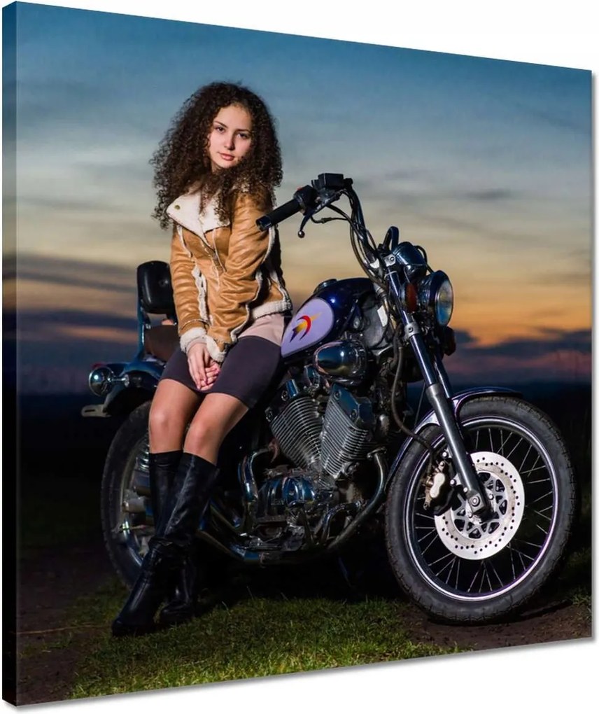 Vászonkép 40x40 Motorkerékpárok