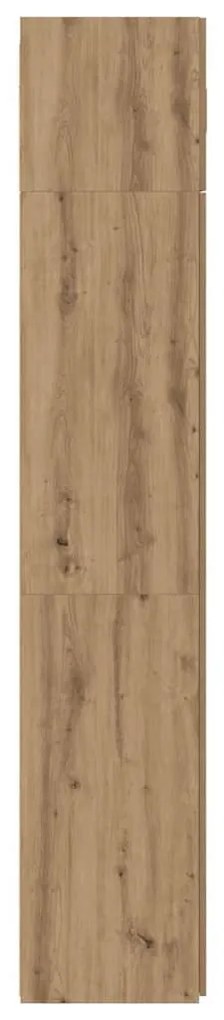 Tárolószekrény kézműves tölgy 80 x 42.5 x 225 cm Faanyag