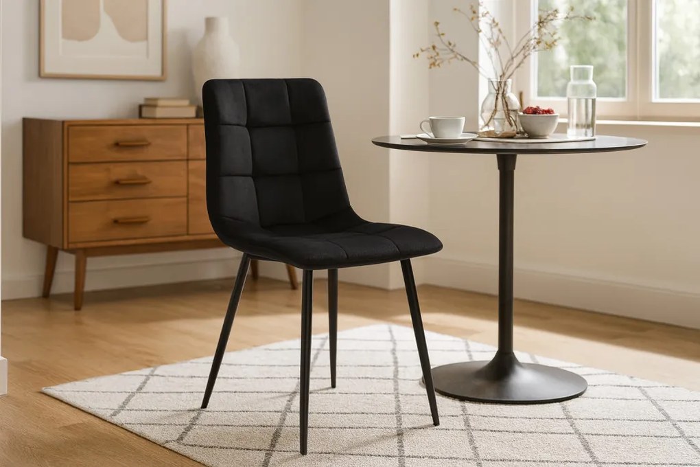 Modern Szék Fa Lábakkal 49 x 53 x 81,5 cm