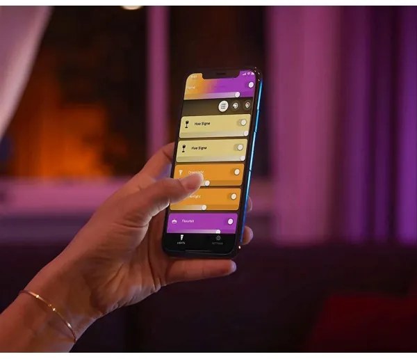 Philips Hue FUGATO 2xGU10/4,2W RGBW LED dimm. spotlámpa fekete