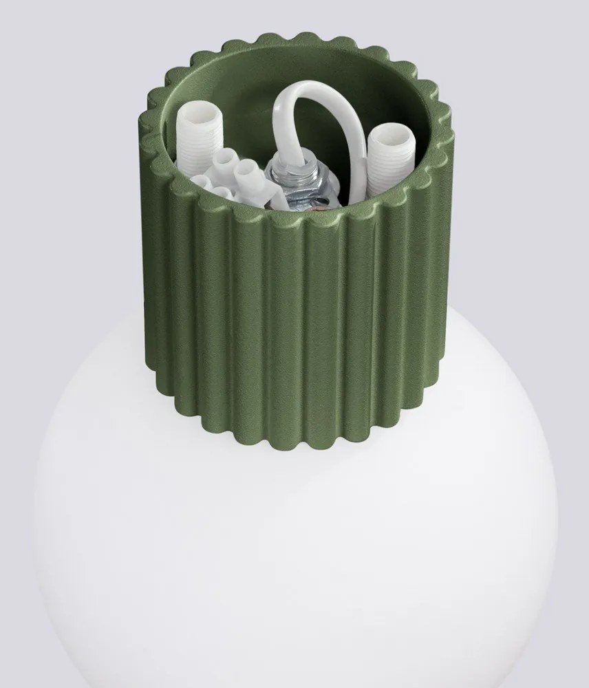 Zöld fali lámpa ø 12 cm Orbital – Sollux