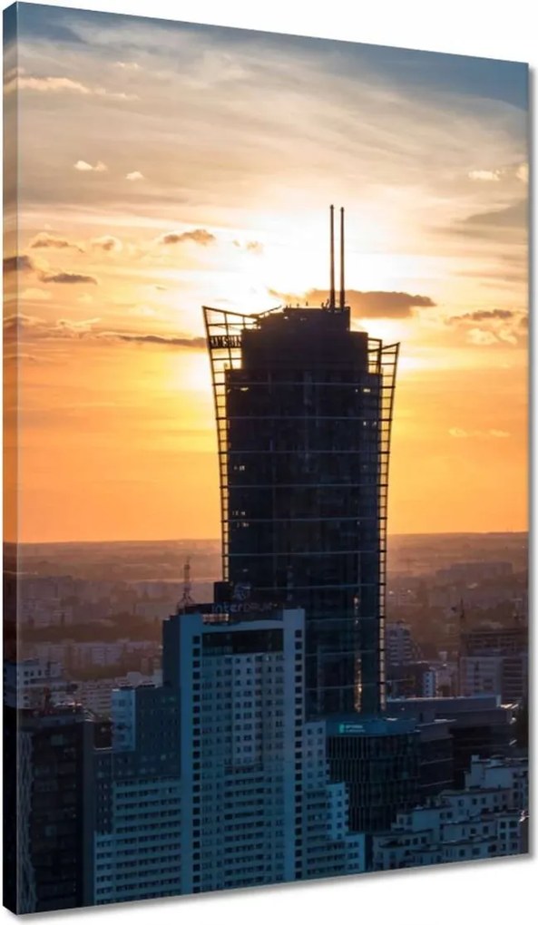 Vászonkép 40x60 Varsó Főváros Lengyel