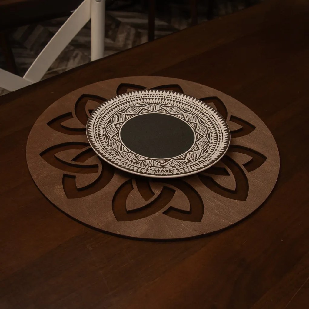 Lugh tálca, wenge, 36×36 cm – TR790PYN1159