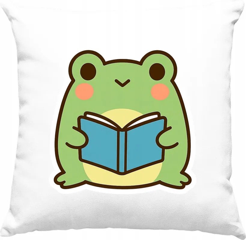 Béka párna Gyerek béka könyv 2 fehér