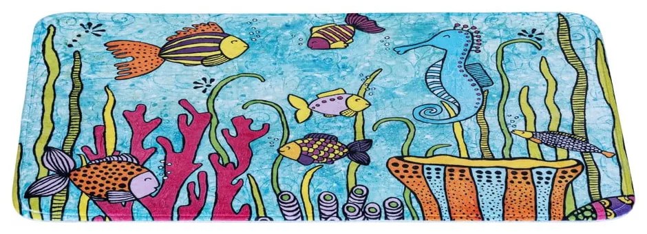 Textil fürdőszobai kilépő 45x70 cm Rollin'Art Ocean Life – Wenko