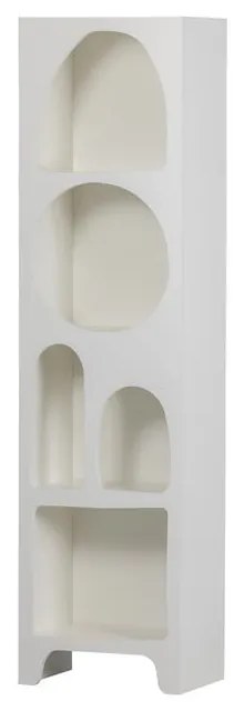 Fehér könyvespolc 48x180 cm Caz – WOOOD