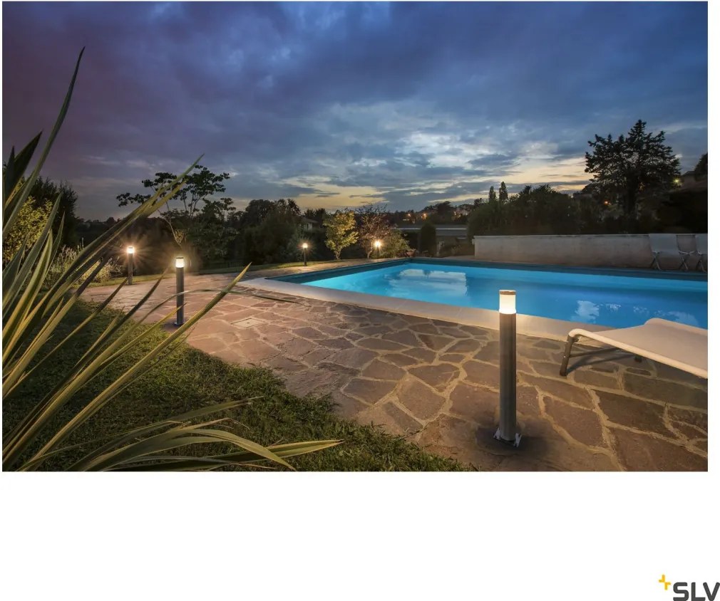 SLV 228110 TRUST Modern Kültéri Állólámpa Rozsdamentes Acél LED IP55