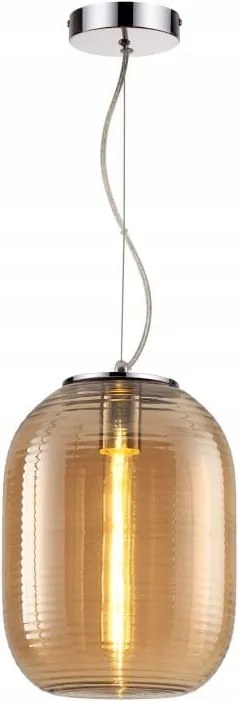 Emily amber függőlámpa. 1xE27 337601-22