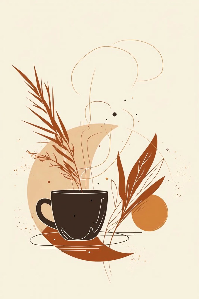 Poszter 61x91,5cm Reggeli kávémúzsa