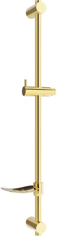 Mexen DF zuhanyrúd szappantartóval 80 cm, arany - 79382-50