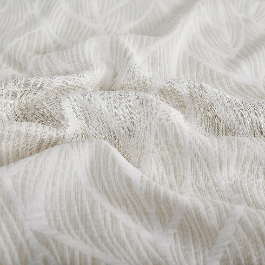 Alabama bézs színű jacquard ágynemű, 140 x 200 cm, 70 x 90 cm