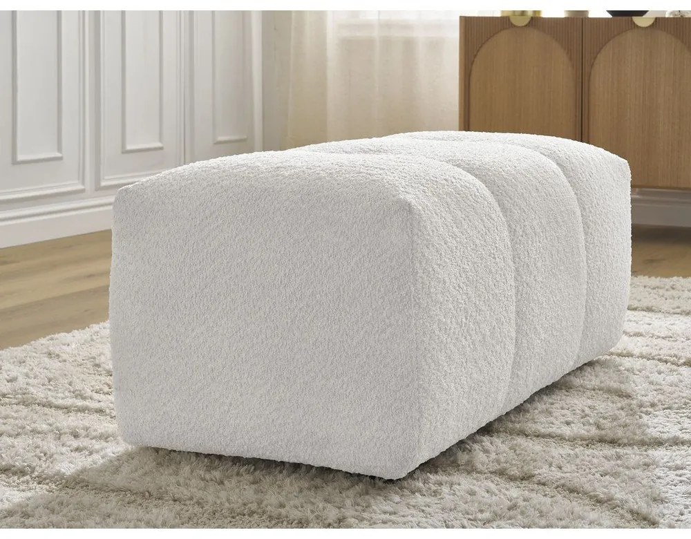 Fehér buklé lábtartó Roxelane – Bobochic Paris