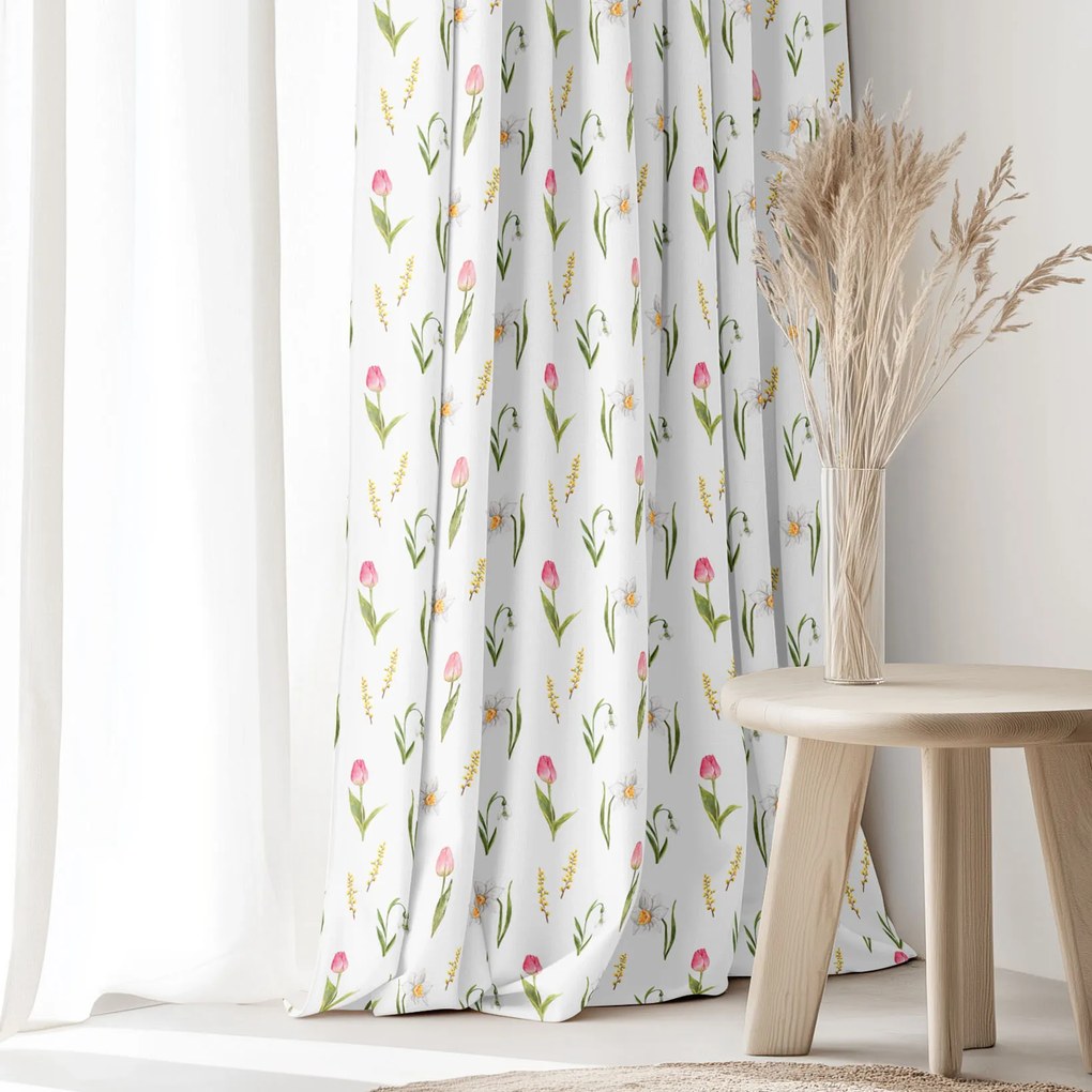 Goldea dekoratív drapéria - a tavasz érintése 140x150 cm