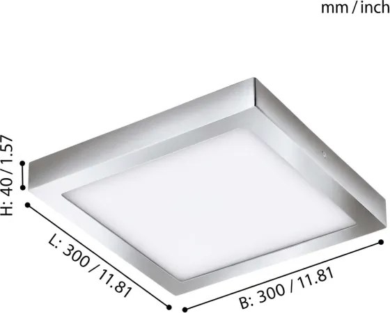 Eglo 98561 - LED RGBW, fényerőszabályozható mennyezeti lámpa FUEVA-C LED/21W/230V BT IP44