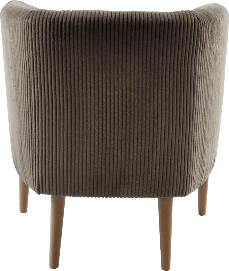 Fotel, szürkésbézs Taupe/bükk, ALIEN