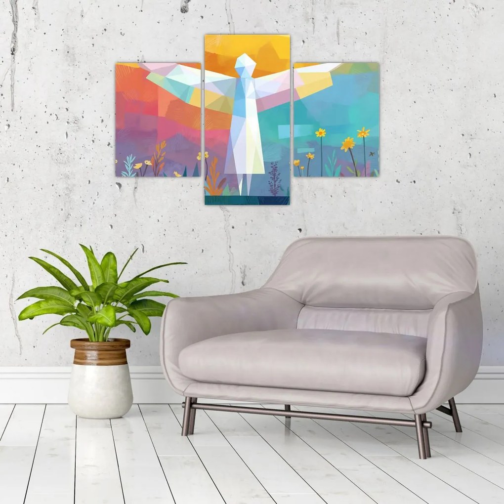 Kép - Virágok őrzője (90x60 cm)