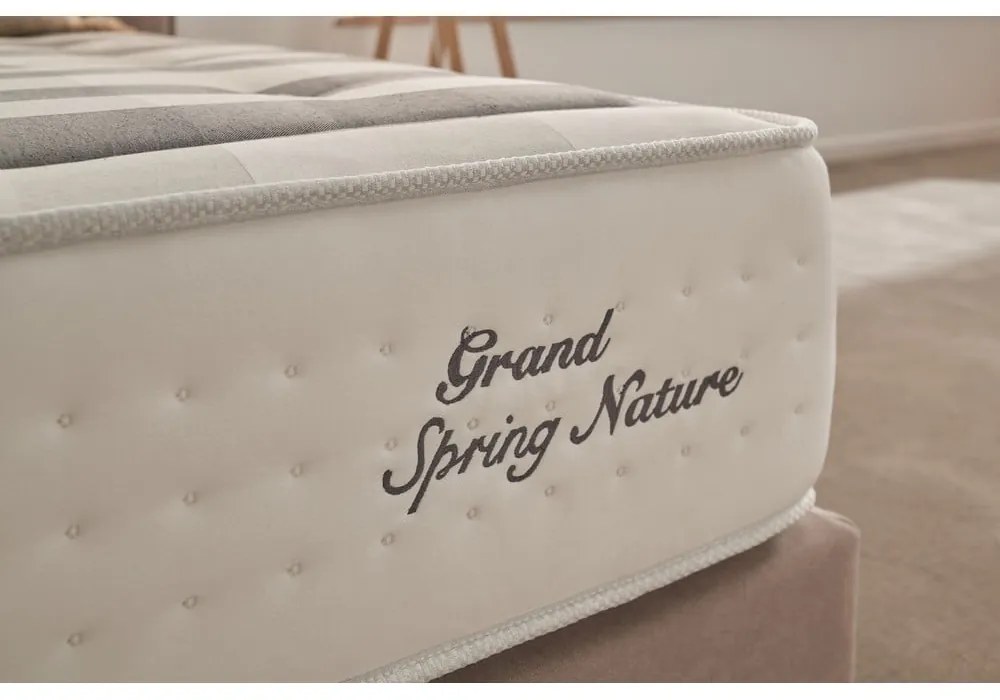 Közepes keménységű hőszabályozó rugós matrac 80x200 cm Grand Spring Nature – Moonia