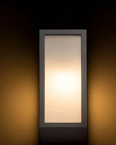 RENDL DURANT fali lámpa antracit 230V LED E27 15W IP54