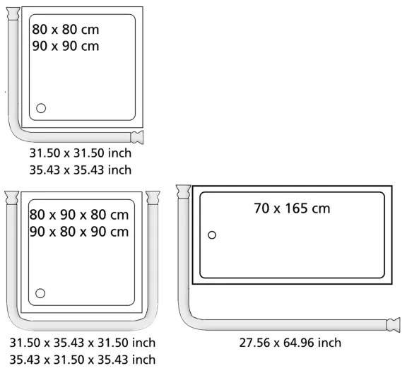 WENKO 19214100 - Rúd UNIVERSAL 2x2 cm fehér