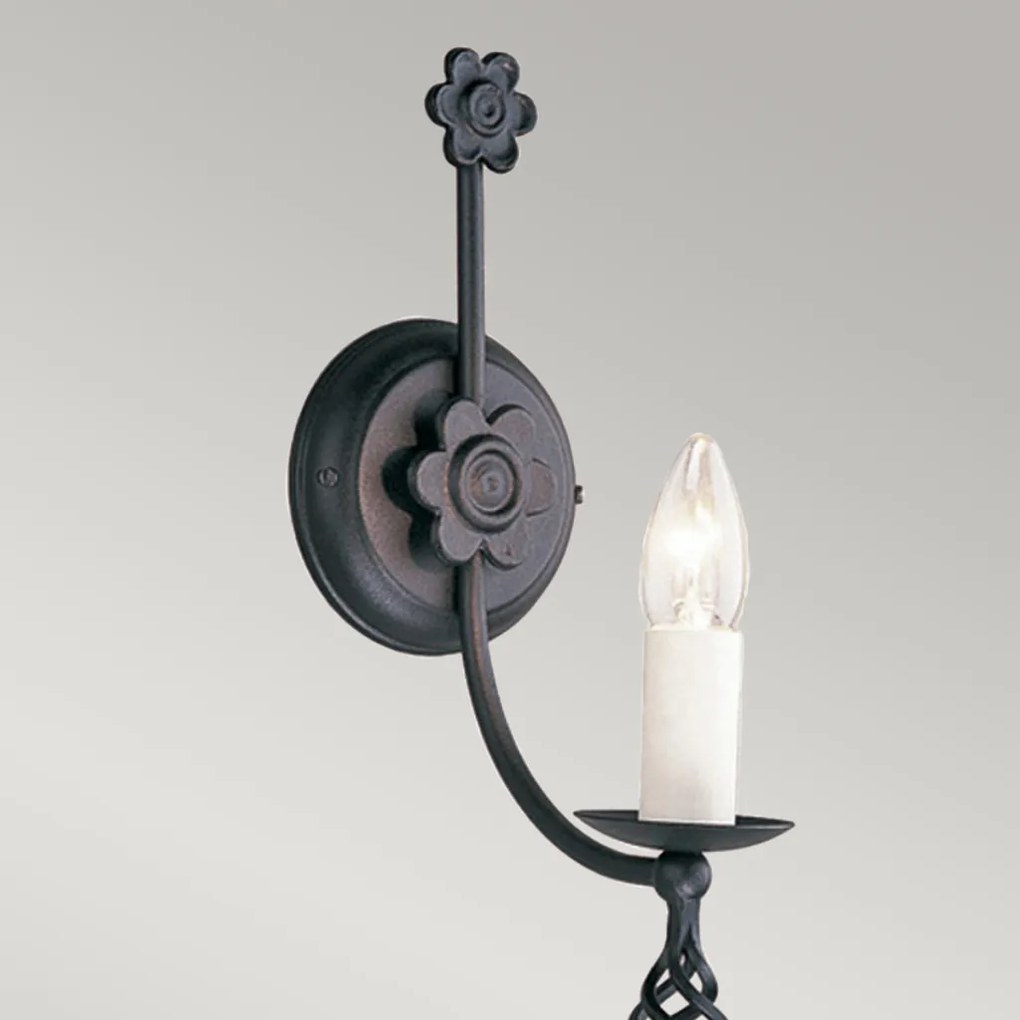 Elstead Lighting BELFRY BY1-BLACK Fali lámpa 1x60W/E14