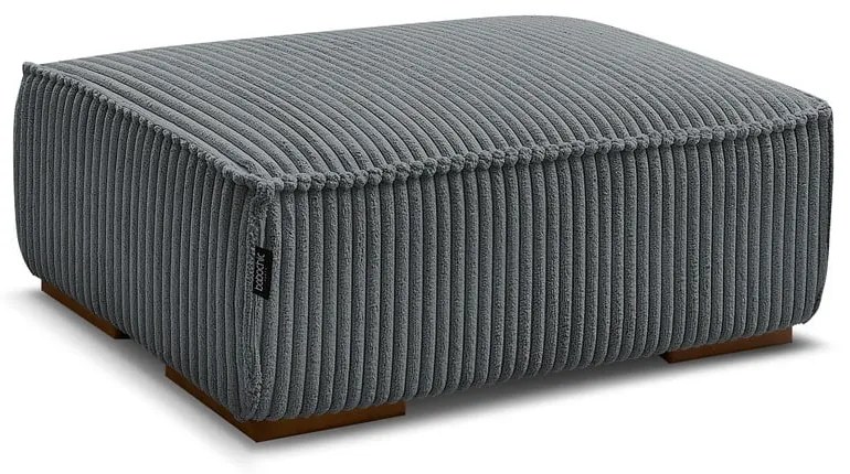 Sötétszürke kordbársony lábtartó Chelsea – Bobochic Paris