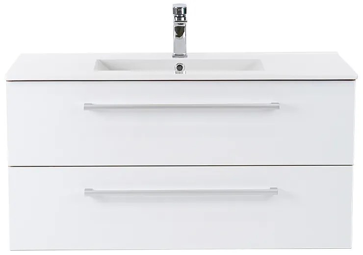 Vario Clam 100 alsó szekrény mosdóval