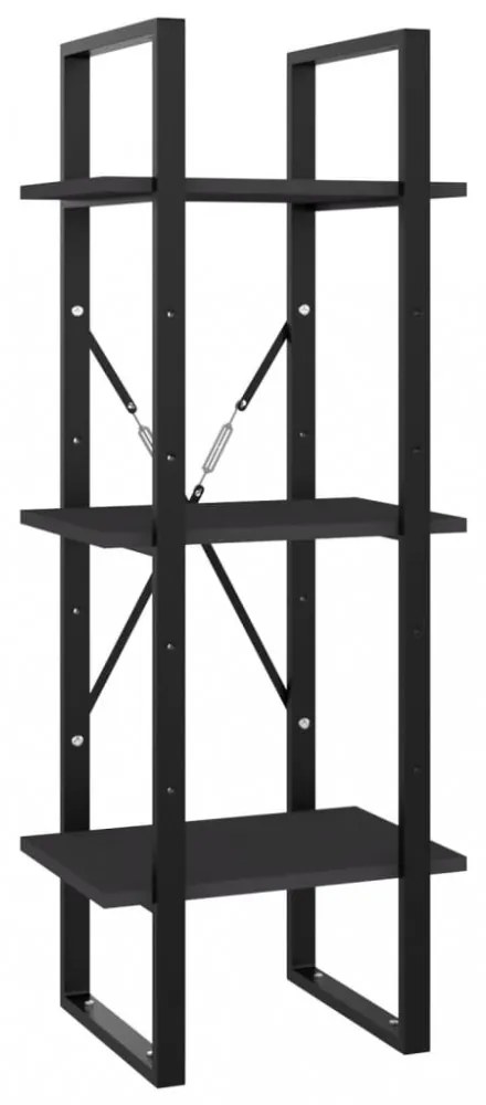 5 szintes szürke szerelt fa könyvszekrény 40 x 30 x 175 cm
