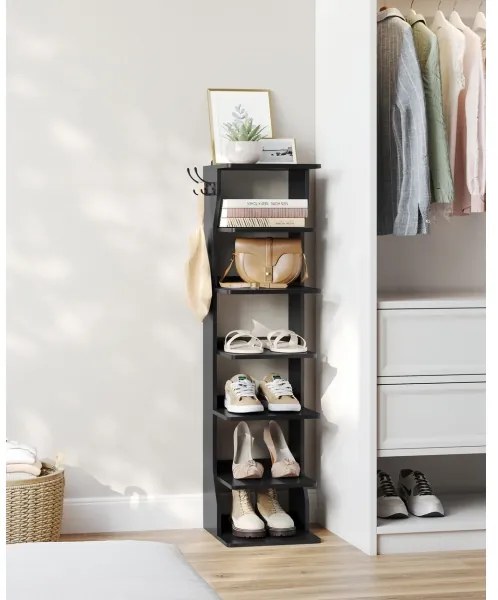 BOTARO cipősszekrény, fekete