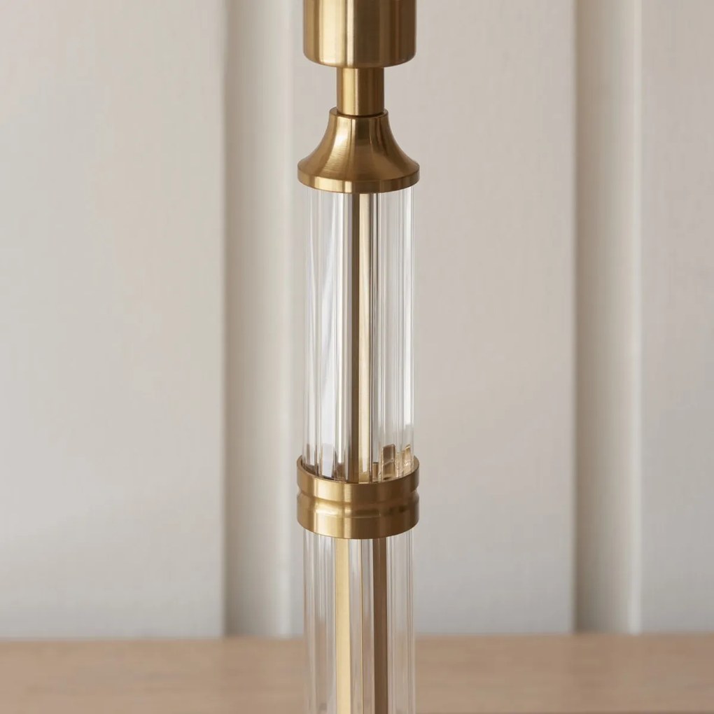 Endon glamour asztali lámpa morton rechargeable sárgaréz átlátszó end110463