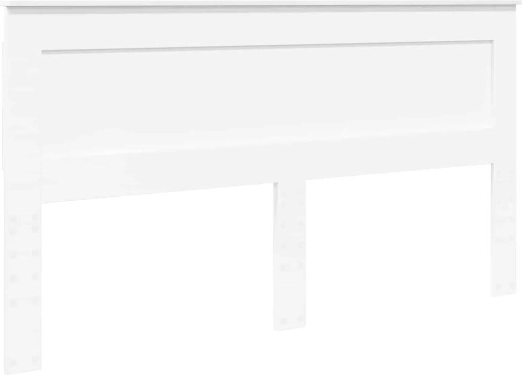 vidaXL Fejtámla fejtámlával Fehér 200 cm Faanyag