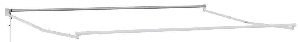 Automatikus Behúzható Napellenző Zöld és Sárga 450x300 cm
