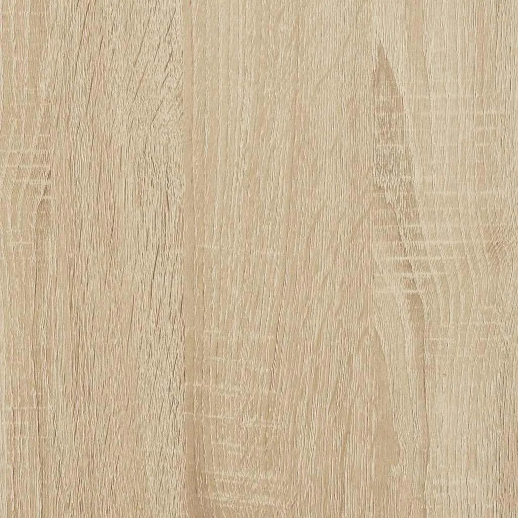 sonoma tölgyszínű szerelt fa TV-szekrény 100 x 35 x 40 cm