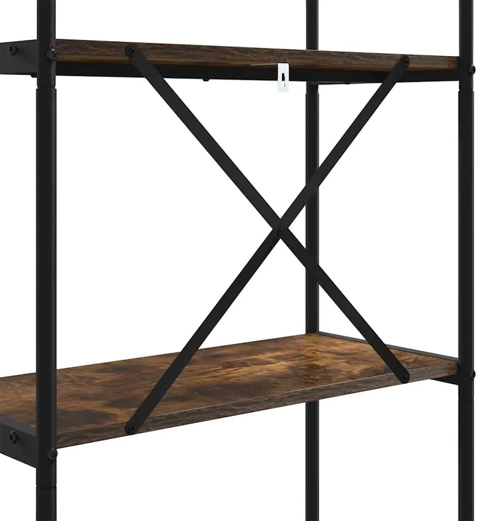 Könyvespolc Füstölt tölgy 80 x 30 x 109 cm Faanyag