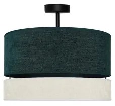 Duolla - Felületre szerelhető csillár DOUBLE 1xE27/15W/230V átm. 40 cm zöld/szürke