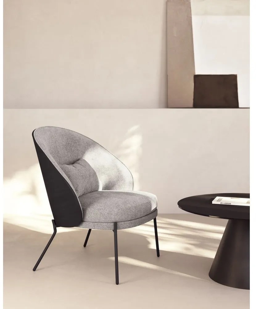 Világosbarna fotel Eamy – Kave Home