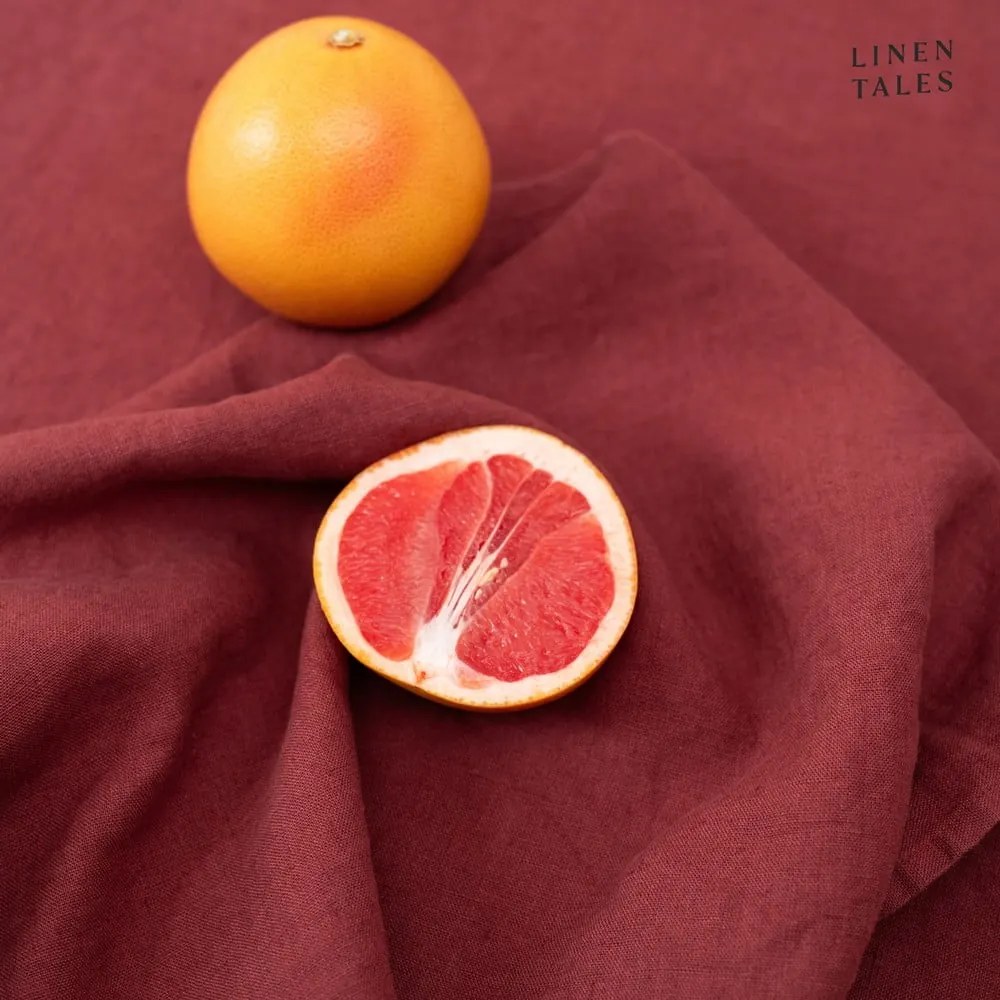 Len konyharuha 45x65 cm Marsala – Linen Tales