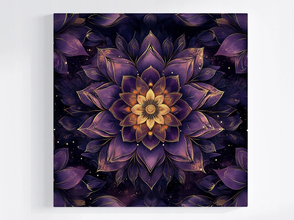 Poszter Mandala Harmónia Zen Meditáció Energia Virág 80x80