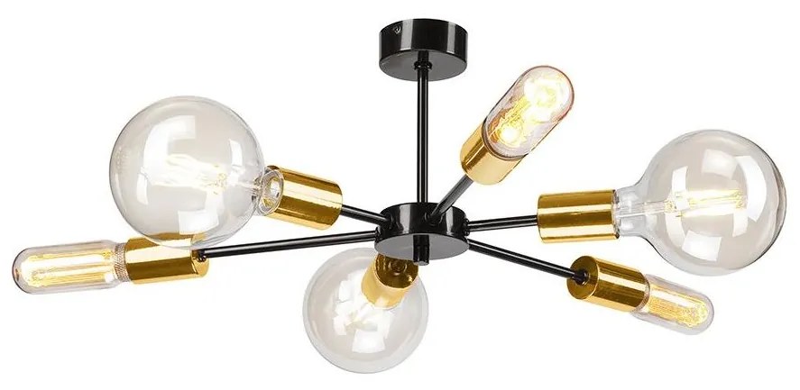 Lamkur Csillár rúdon STARLA 6xE27/60W/230V LA42787