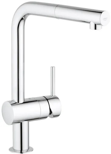 Grohe Minta mosogató csaptelep kihúzható zuhannyal króm 32168000 G32168000