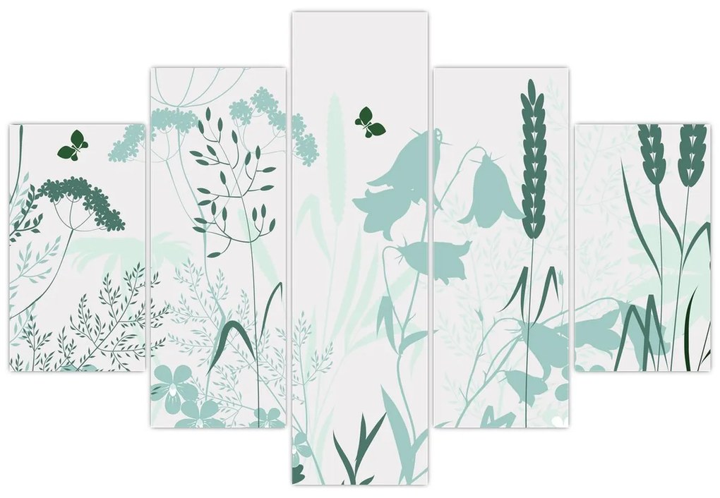 Kép - rét vektor (150x105 cm)