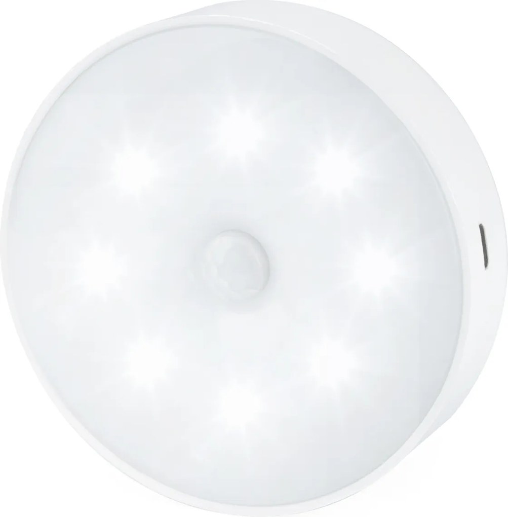 Vezeték nélküli LED-es éjjeli lámpa mozgás- és szürkületérzékelővel 6 db