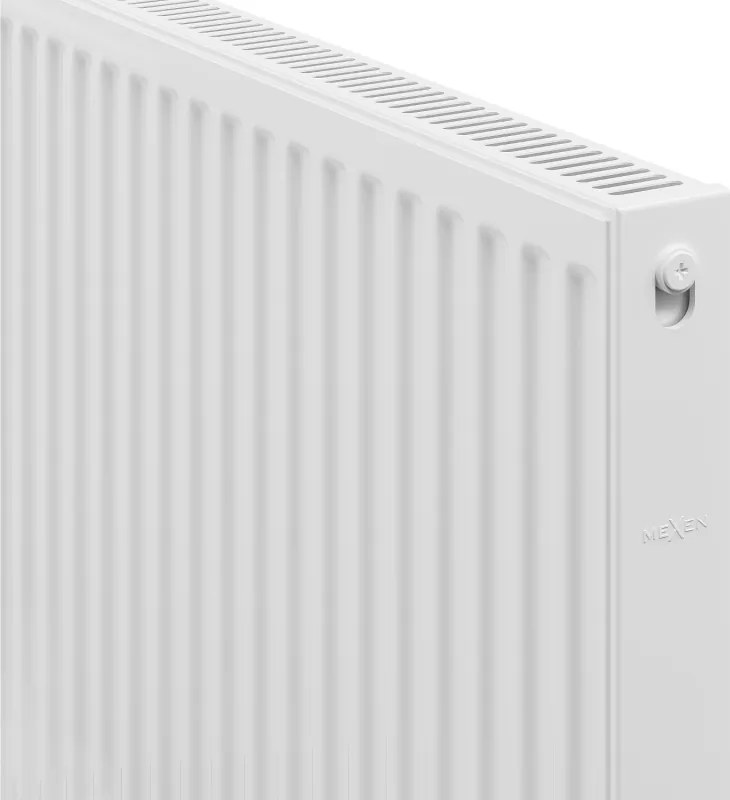 Mexen C11, acél panel radiátor 600 x 1400 mm, oldalcsatlakozás, 1307 W, fehér, W411-060-140-00