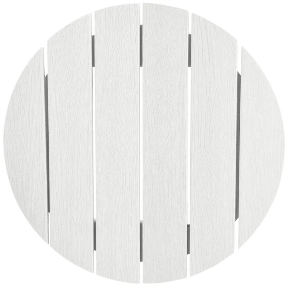 Bárasztal Fehér 55x55x107 cm HDPE