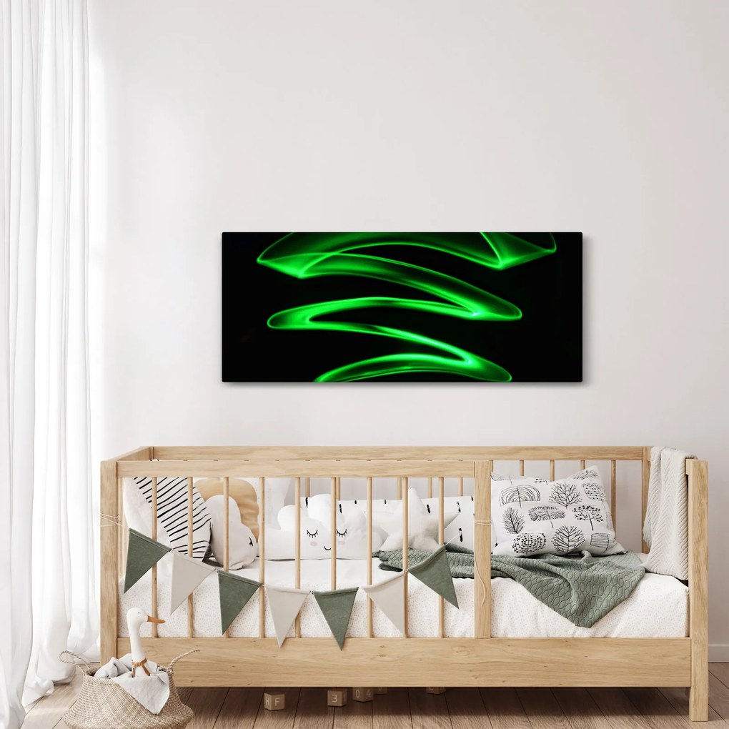Kép - neonhullámok (120x50 cm)