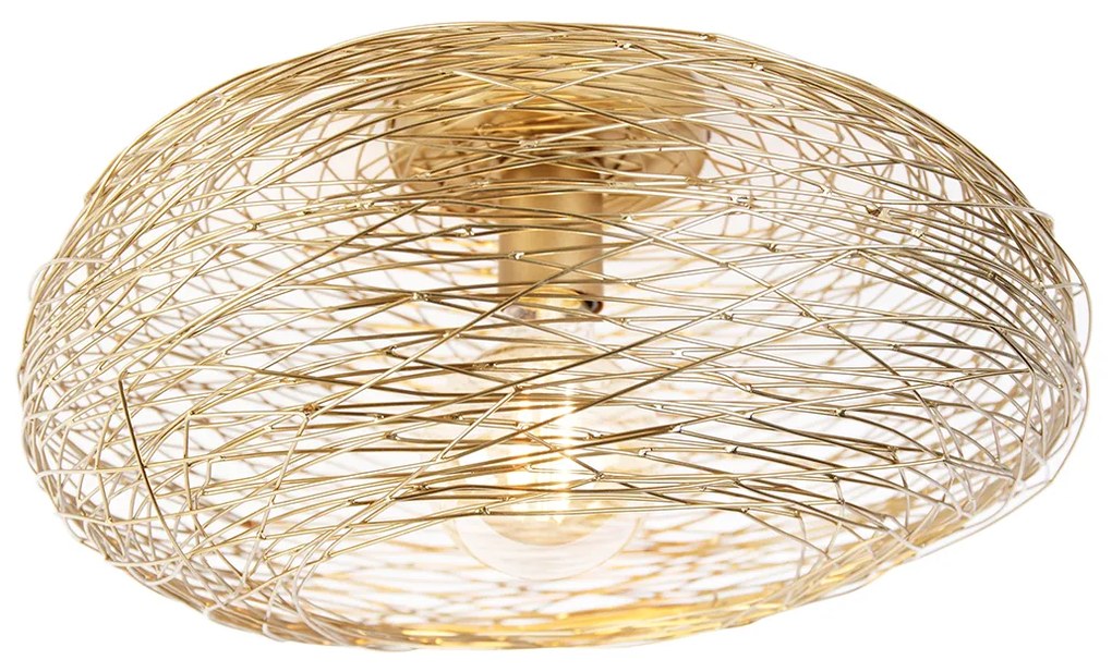 Okos mennyezeti lámpa arany ovális WiFi-vel G95 - Sarella