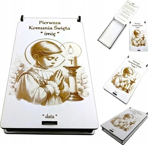 Szentáldozási ajándéktárgy Pénzes doboz Szentáldozás fiúnak