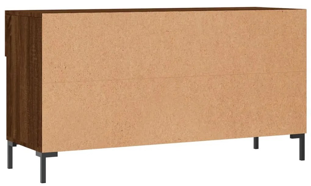 vidaXL barna tölgy színű szerelt fa cipőpolc 102x35x55 cm