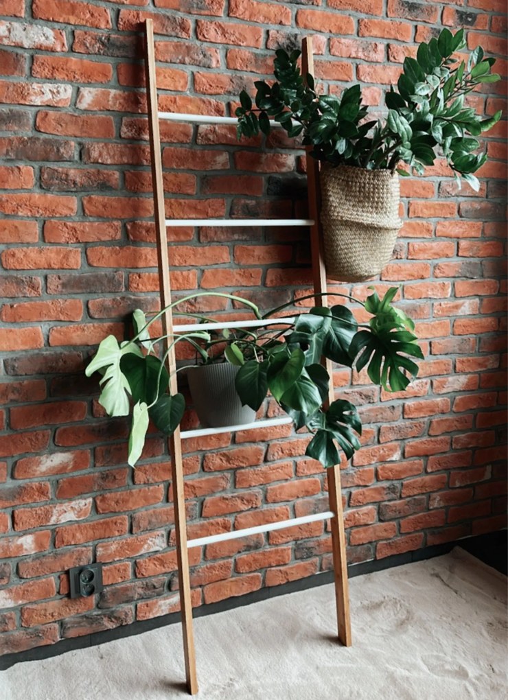Polc (létra alakú) Rea SONOMA Bambusz 176cm